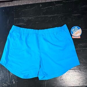 Columbia Blue Athletic Shorts Lightweight Quick-Drying
